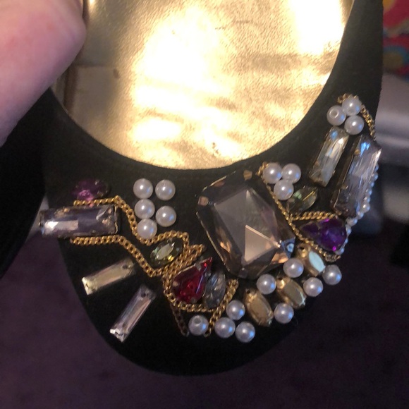 Nine West Black Embellished Flats - Picture 10 of 10